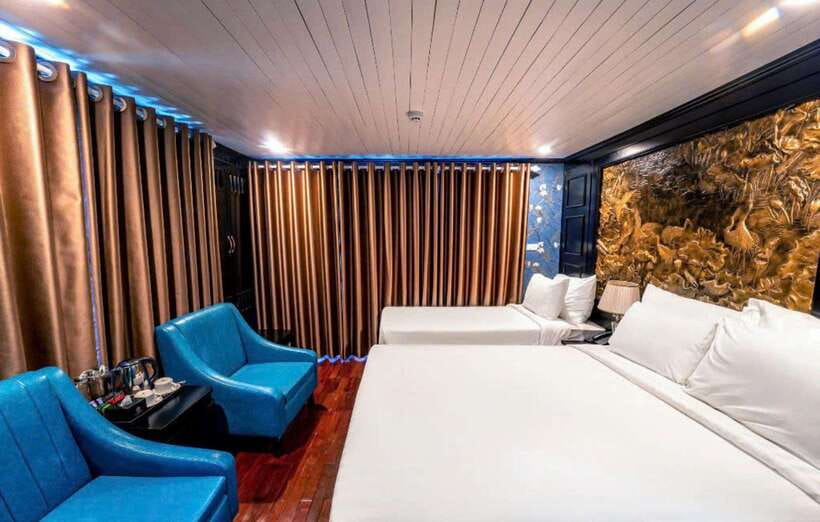 2-Day Peaceful in Bai Tu Long Bay with Luxury Cruise - Afternoon on the sundeck and the evening anchor