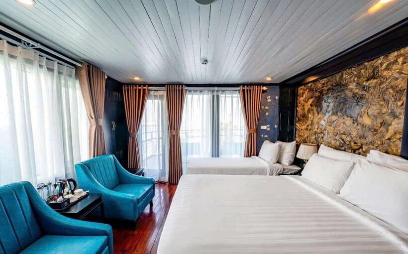 2-Day Peaceful in Bai Tu Long Bay with Luxury Cruise - Tai Chi, breakfast, and the route to Vung Vieng
