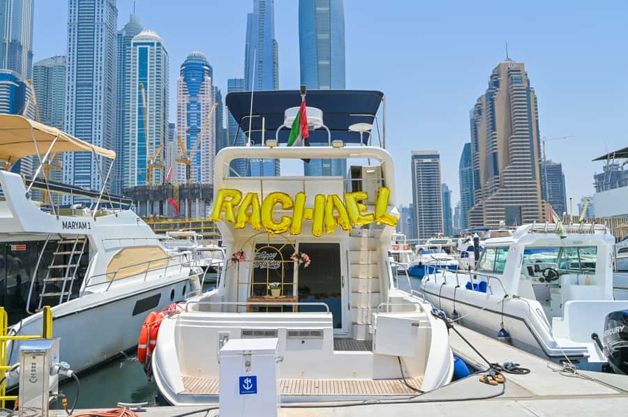 2 Hour Birthday Celebration on a Yacht in Dubai - What this birthday cruise is really like