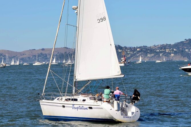 2-Hour Private Sailboat Charter in the San Francisco Bay - The city front and Palace of Fine Arts