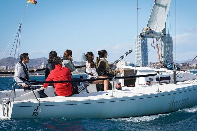 2 hour Sailing Experience on J80 Racing Yacht in Barcelona - Weather, waves, and the limits of a small racing boat