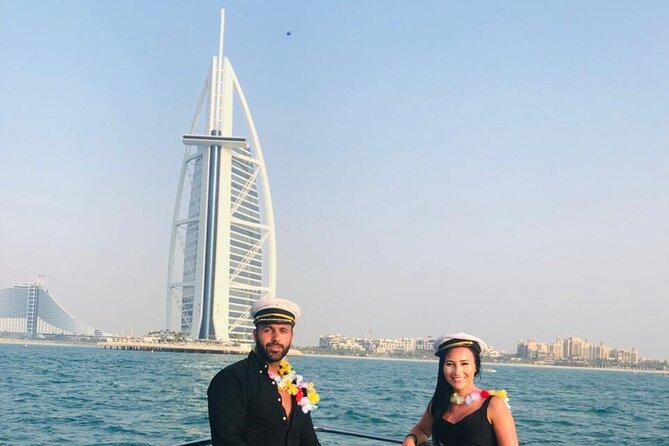 2 Hour Yacht Tour Around Palm Island - Atlantis, JBR, and the Dubai Marina skyline