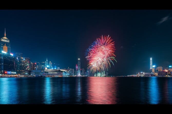 2025 Chinese New Year Fireworks Open Bar Yacht Dinner Cruise HK - A New Year party with Hong Kong as the backdrop