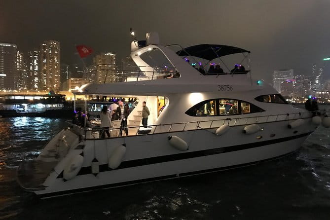 2025 Chinese New Year Fireworks Open Bar Yacht Dinner Cruise HK - King Wan Street Landing at 6 pm