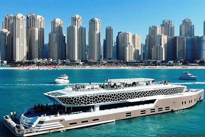3-Hour Lotus Mega Yacht Dinner Experience in Dubai Marina - Meeting the Lotus at Dubai Marina