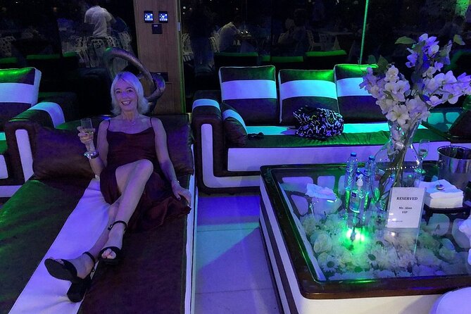 3-Hour Lotus Mega Yacht Dinner Experience in Dubai Marina - The pool and the choice of decks