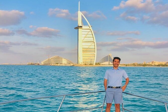 3-Hours Dubai Marina 50ft Private Luxury Yacht Sightseeing Tour - JBR and Ain Dubai, the first major photo stop