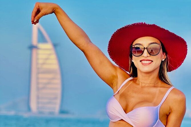 3-Hours Dubai Marina 50ft Private Luxury Yacht Sightseeing Tour - Burj Al Arab and the Arabian Gulf view