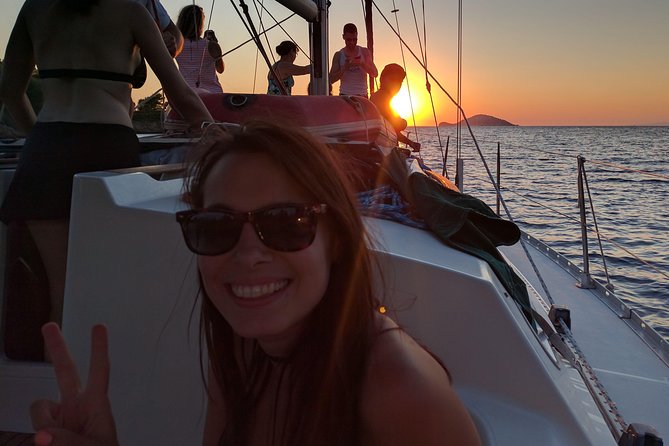 3 hours Kassandra Sunset or Day sailing yacht tour - The Coastline From the Water