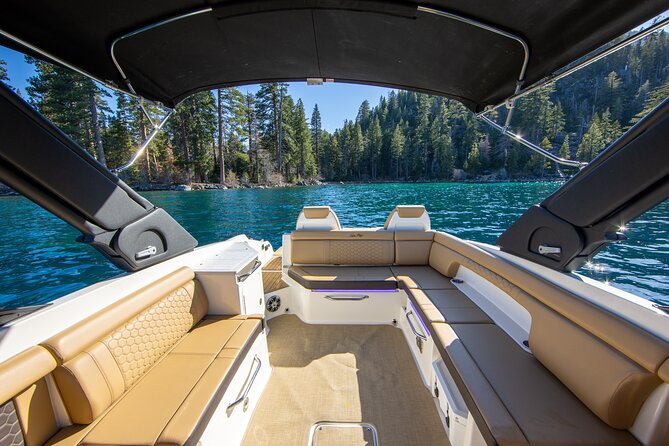 30ft Luxury Private Yacht Charter on South Lake Tahoe - Captain service and the personal feel