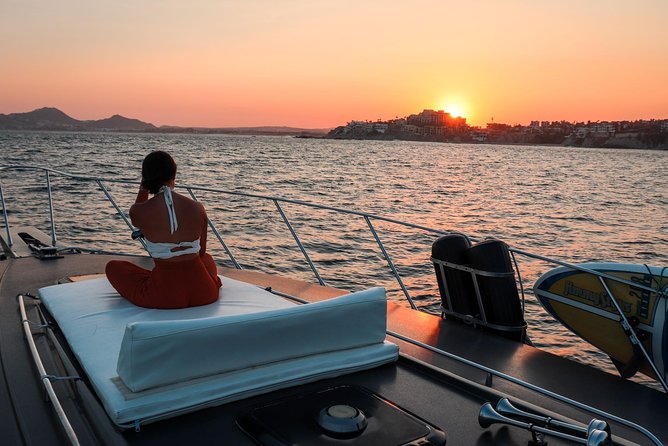 3Hr Private Yacht Cruise in Cabo As if you were aboard your own Private Yacht.Al - Food, Music, and the Open Bar