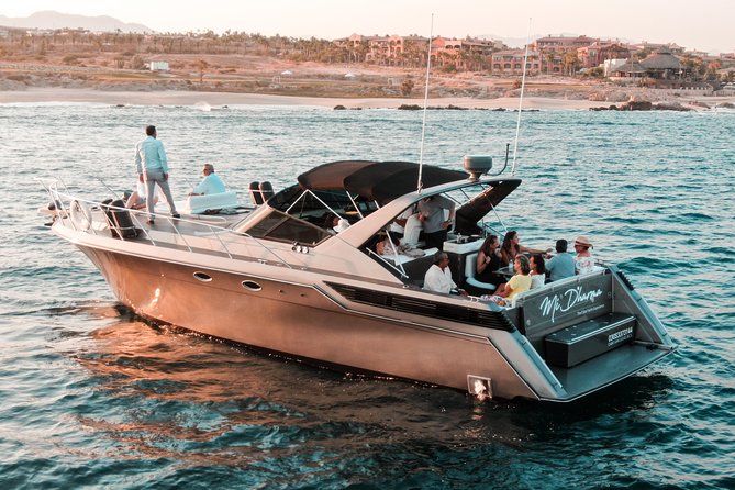 3Hr Private Yacht Cruise in Cabo As if you were aboard your own Private Yacht.Al - Whale Watching From December Through March