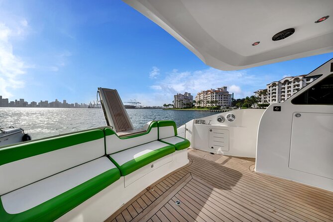 47ft + FREE HOUR | Miami Yacht Rental | 3 to 6 Hours | 13 People - Meeting at Regal Marina