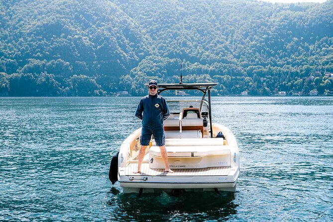 4H Private Cruise Bellagio Varenna Tender Yacht Invictus 6 Pax - Villa del Balbianello from the Water