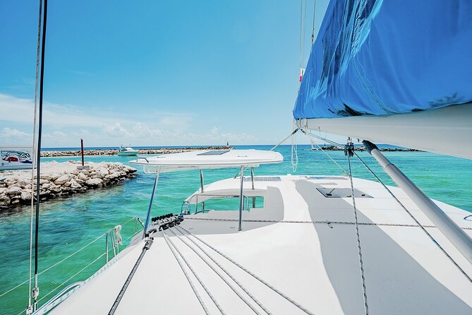 5-Hour 38'Luxury Catamaran All-Inclusive Tulum & Playa del Carmen - Optional troll fishing and onboard cooking
