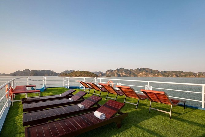 5-Star Luxury Cruise: Discover Ha Long & Lan Ha Bay from Hanoi - Lunch with bay views