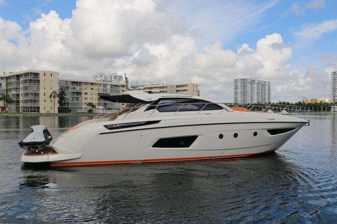 52' Azimut Yacht Charter - PortMiami, Brickell, and the working waterfront
