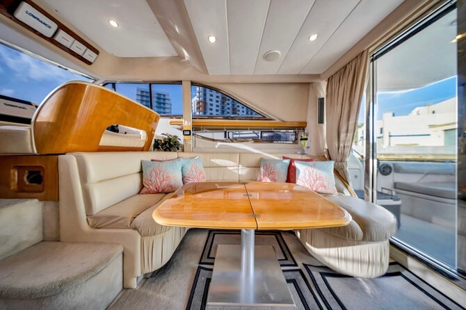 55ft + FREE HOUR Miami Yacht Rental 3 to 6 Hours 13 People - Passing Brickell Avenue Bridge