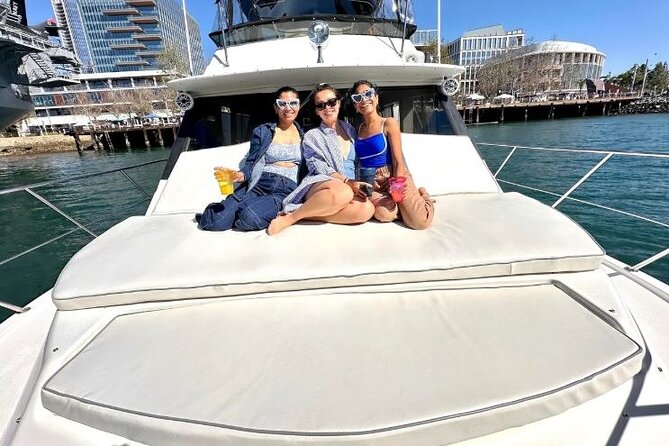 59' Paradise Party Yacht - Adventure Cruises San Diego com - The USS Midway from water level