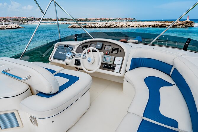 5H private 50' Yacht All-Inclusive from Tulum & Playa del Carmen - Snorkeling at In-Ha with turtles and reef fish
