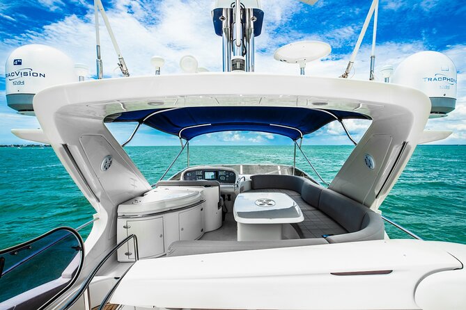 62' Azimut Yacht Charter - Monument Island, Miami Beach, and the waterfront view