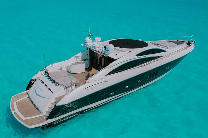 82 Feet Mega Yacht Rental up to 15pax in Cancun - A private yacht day with Isla Mujeres as the goal