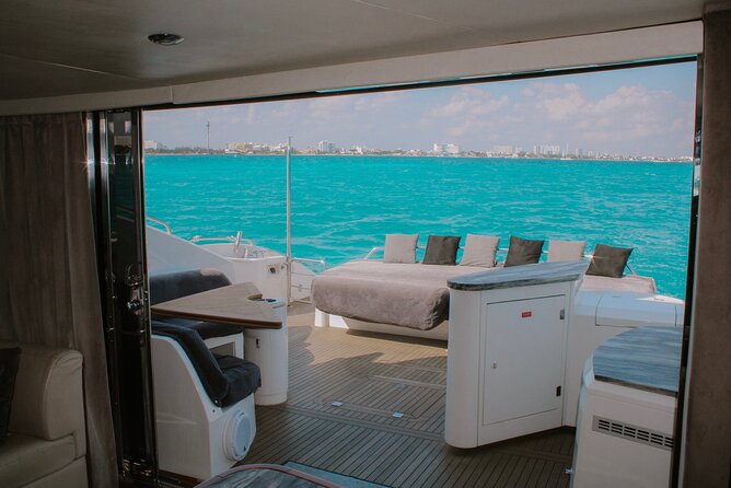 82 Feet Mega Yacht Rental up to 15pax in Cancun - Reaching Isla Mujeres and Playa Norte