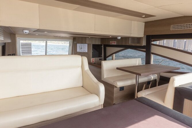 Affordable Yacht Rental Viktoriia from Dubai Marina - Four hours, Burj Al Arab, and lagoon swimming