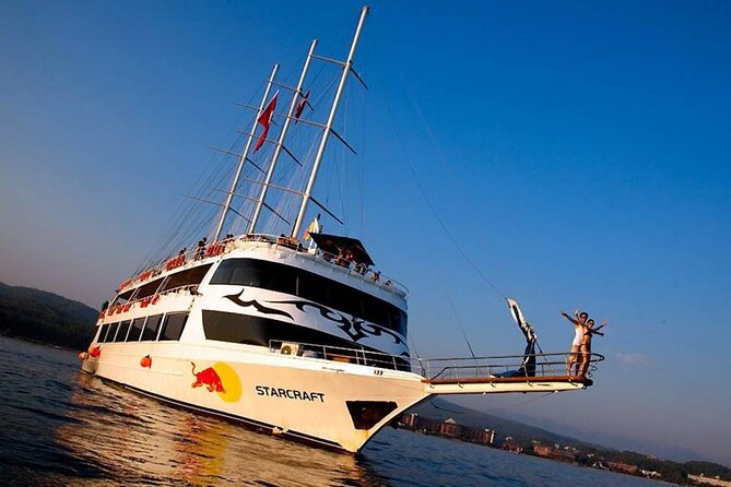Alanya All Inclusive Yacht Tour With Hotel Transfer - Cleopatra Beach and the foam party