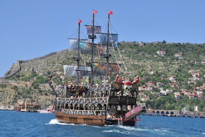 Alanya: Pirates Yacht Tour with Lunch and Soft Drinks - Setting Out From Alanya Harbour at 9:00 am