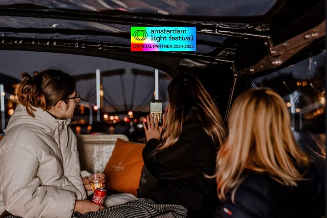 Amsterdam Light Festival: Cruise Unlimited Drinks & Bite option - What you see near ARTIS and the Flower Market