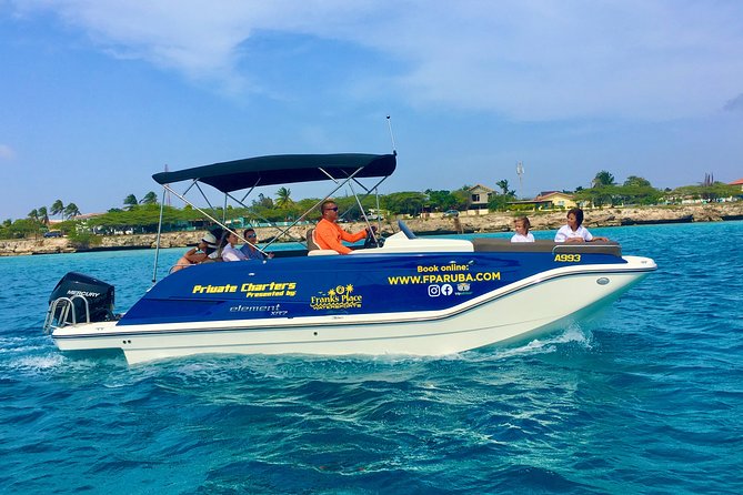 Aruba Element Private Boat Charter (L-Lounge) - Spanish Lagoon and the reef stop