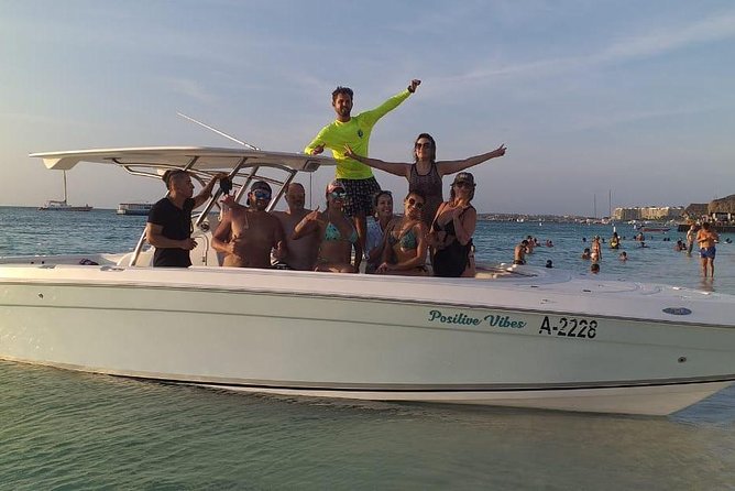 Aruba Private Luxury Boat Tours - Sail, Snorkel, Fishing and More - Malmok Beach for quieter snorkeling