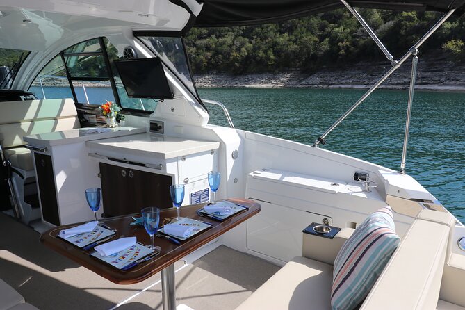 Austin Yacht Charter Experience on Lake Travis - The floating platform is the main event