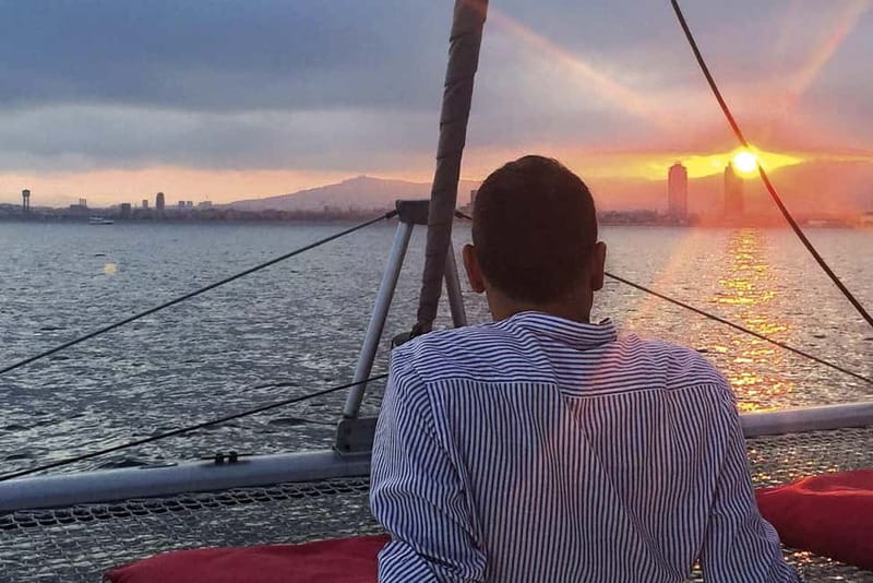 Barcelona: Luxury Catamaran Sunset Cruise - The possible swim, snorkel, and paddleboard stop
