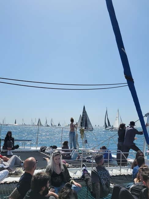 Barcelona: Luxury Catamaran Sunset Cruise - The final 15 minutes and the sunset view