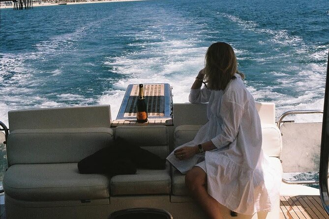 Barcelona Private Luxury Motor Yacht Sunset Cruise with Drinks - The Sagrada Família at sunset