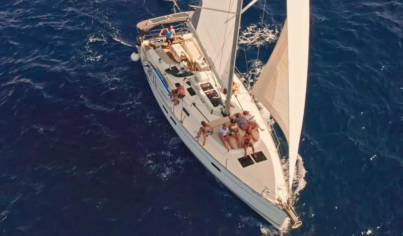 Barcelona Sailing Experience Luxury Boat w/Snacks & Drinks - What the small group changes