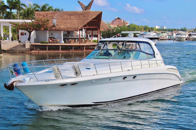 Beautiful SUNDANCER 60ft Private yacht / 18PAX 25P15 - What the Cancun Bay route is like