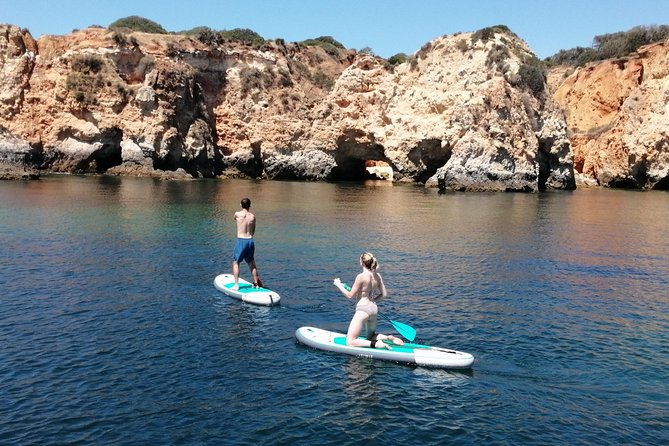 Benagil private yacht from lagos with drinks, tapas, paddle boards and kayak - Paddle boards, kayak, and snorkeling time