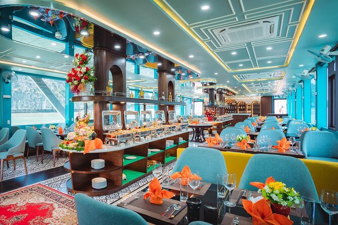 Best Halong Bay Tour One Day On Luxury Cruise 6 Hours Cruising - From Hanoi to Tuan Chau Island