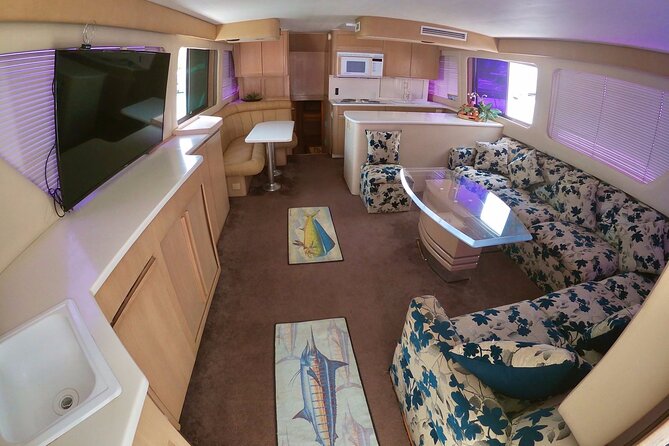 Biggest Luxury Yacht Boat Best in Cancun up to 28 pax - Snorkeling Equipment Is Included