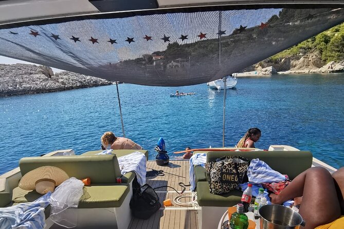 Blue & Green cave tour with yacht from town Hvar - Stiniva Cove and Its Narrow Entrance