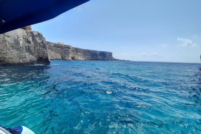 Boat Charters Blue lagoon, Crystal Lagoon, Comino, Malta 4hr trip - Blue Lagoon, the famous first stop