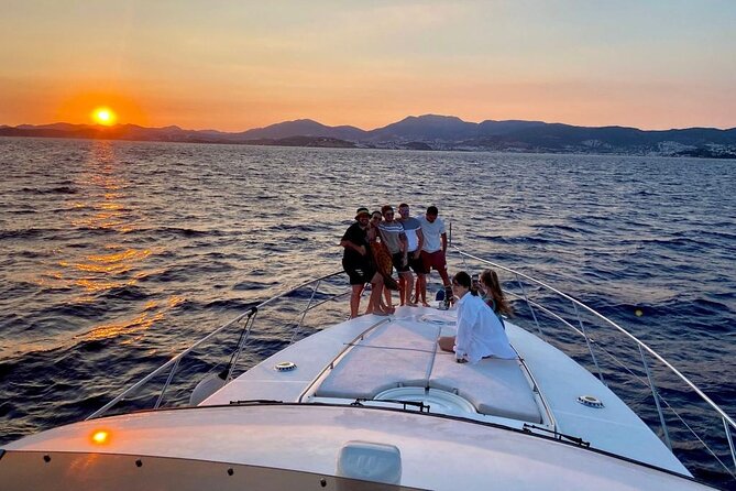 Bodrum Private Motor-Yacht Sunset Tour With Dinner For 3 Hour - Paddleboard, Fishing Rods, and Snorkel Time