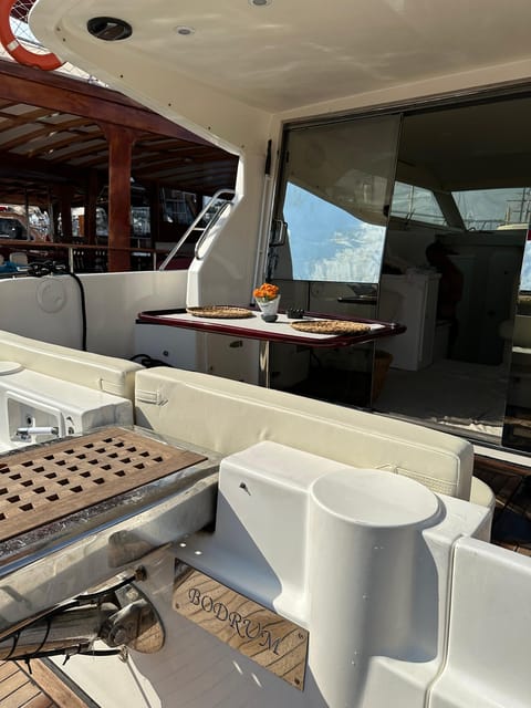 Bodrum: Private Motoryacht Tour with swimming stops & lunch - Rabbit Bay, tea, and the final swim