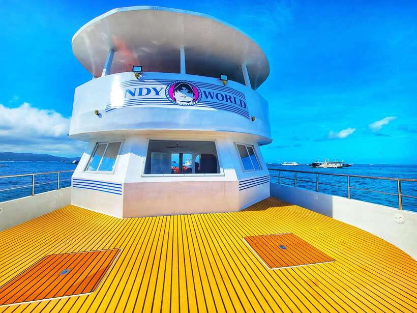 Boracay: Ultimate Party Cruise aboard the Andy World Yacht - Water activities add more than a photo stop
