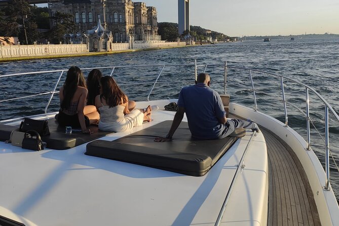 Bosphorus Yacht Cruise at Sunset with Snacks - The Bosphorus Bridge and the crossing between continents