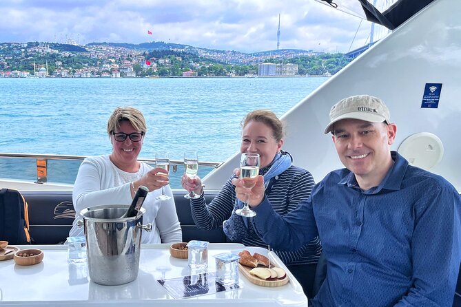 Bosphorus Yacht Cruise with Stopover on the Asian Side - (Morning or Afternoon) - Guides, commentary, and onboard service