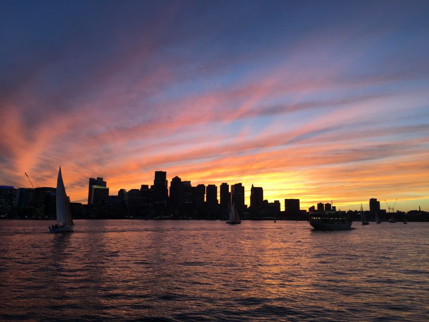 Boston: Harbor Sunset Yacht Cruise - Food, drinks, and the onboard bar